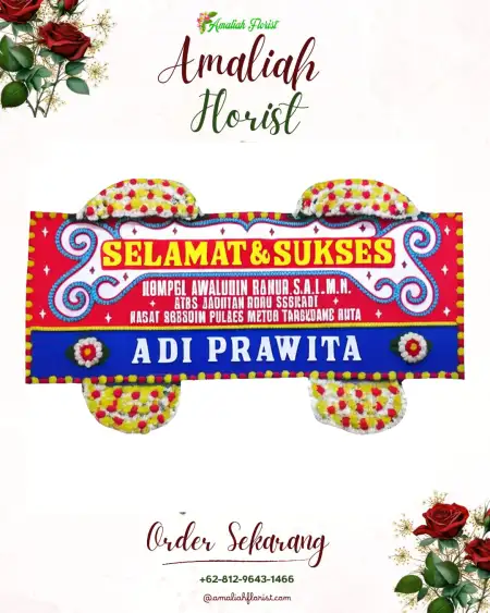 Papan Bunga Ucapan Selamat Banyuasin